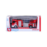 Bburago Mercedes Atego Magirus DLK 23/12 Feuerwehr 1:50