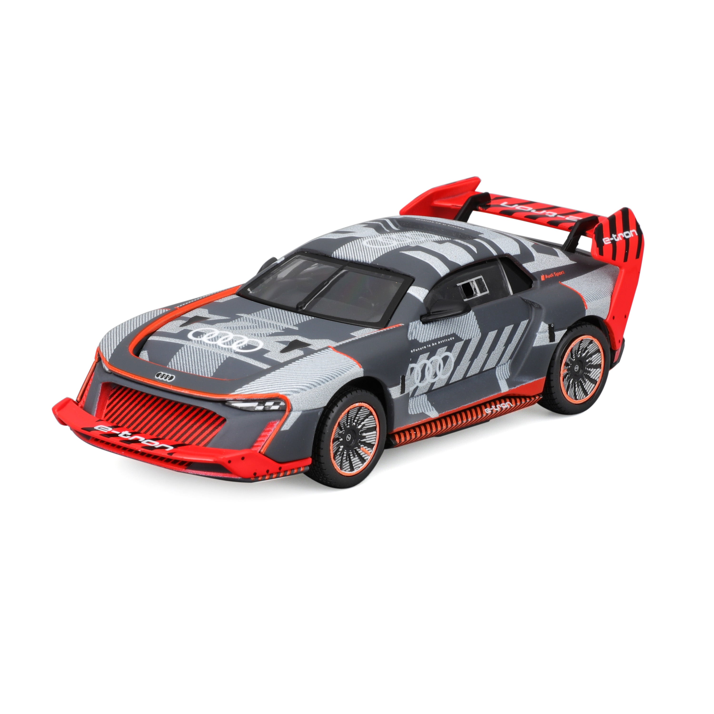 Modellauto Audi S1 Hoonitron grau im Maßstab 1:43