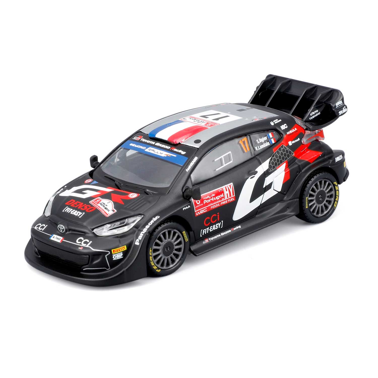 Modellauto Toyota GR Yaris Rally 1 Hybrid WRC, 1:43 Maßstab