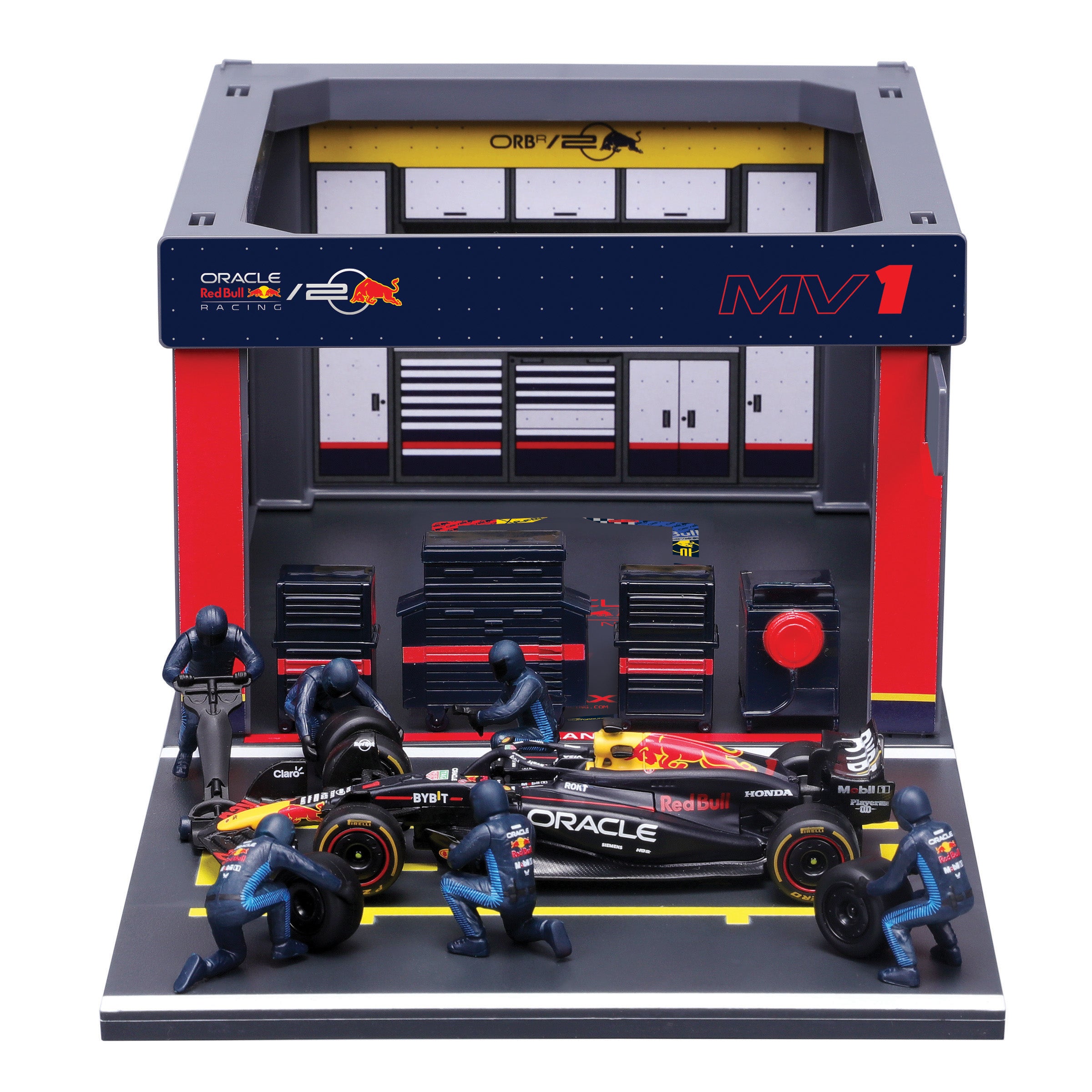 Modellauto F1 Red Bull RB20 Pit Pass, 1:43 Maßstab, rot