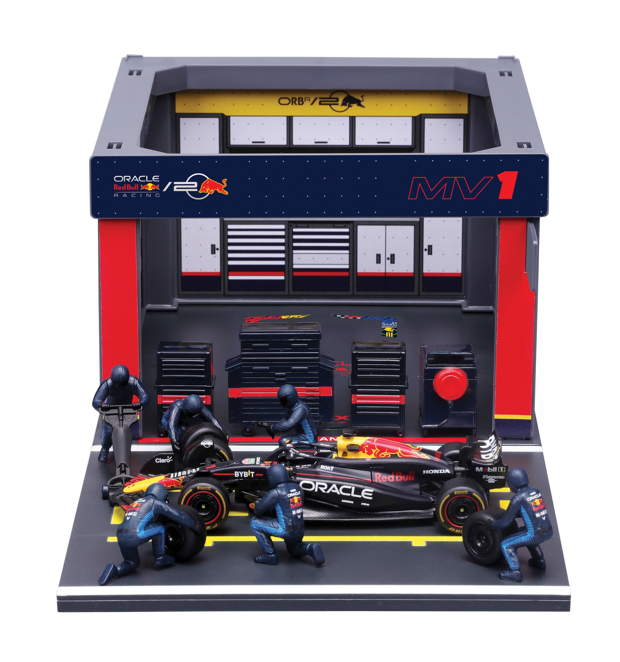 Modellauto F1 Red Bull RB20 Pit Pass, 1:43 Maßstab, rot