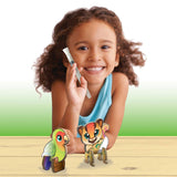 Bauer Create N Colour Malen mit Wasserstift Meine Tierwelt - Puma + Papagei