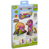 Bauer Create N Colour Malen mit Wasserstift Meine Tierwelt - Igel + Vogel
