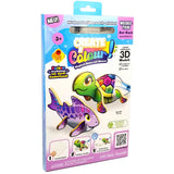 Bauer Create N Colour Malen mit Wasserstift Meerestiere - Meeresschildkröte + Hai