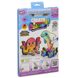 Bauer Create N Colour Malen mit Wasserstift Meerestiere - Delfin + Oktopus
