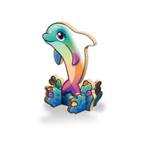 Bauer Create N Colour Malen mit Wasserstift Meerestiere - Delfin + Oktopus