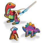 Create N Colour Malen mit Wasserstift Dinosaurier - Raptor + Stegosaurus