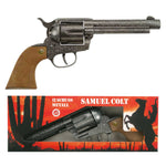 Samuel Colt antik 27cm, Spielzeug-Pistole, Box