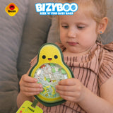 Bizyboo Beschäftigunstäschchen Avocado gelb, ab 2 Jahren geeignet