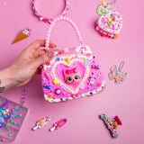 Bauer Decoden Magic Glitzerstyle Kätzchen-Tasche & Anhänger-Set
