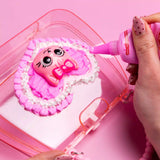 Bauer Decoden Magic Glitzerstyle Kätzchen-Tasche & Anhänger-Set