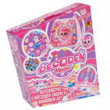 Bauer Decoden Magic Glitzerstyle Kätzchen-Tasche & Anhänger-Set