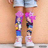 MADMIA KPop Demon Hunters Trio Socken, Alter: 6-99 Jahre