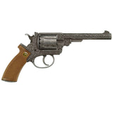 J.G. Schrödel Spielzeugpistole Adams braun antik 25cm