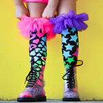 Farbenfrohe Socken mit buntem Muster und 3D Applikationen, 6-99 Jahre geeignet