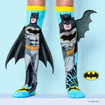Farbenfrohe Socken mit Batman Muster und 3D Applikationen, 6-99 Jahre geeignet