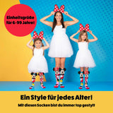 MADMIA Disney Mickey and Minnie Socken, Alter: 6-99 Jahre