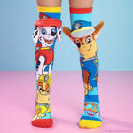 Farbenfrohe Socken mit Paw Patrol Crew Muster und 3D Applikationen, 6-99 Jahre geeignet
