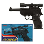 Spielzeug-Pistole Jackson schwarz 19,5cm in der Box