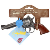 J.G. Schrödel Spielzeugpistole Sheriff antik 17,5cm, Holzgriff