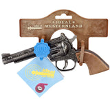 J.G. Schrödel Spielzeugpistole Sheriff antik 17,5cm