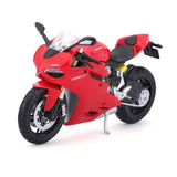 Motorradmodell Ducati 1199 Panigale rot im Maßstab 1:12