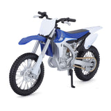 Motorradmodell Yamaha YZ450F blau im Maßstab 1:12