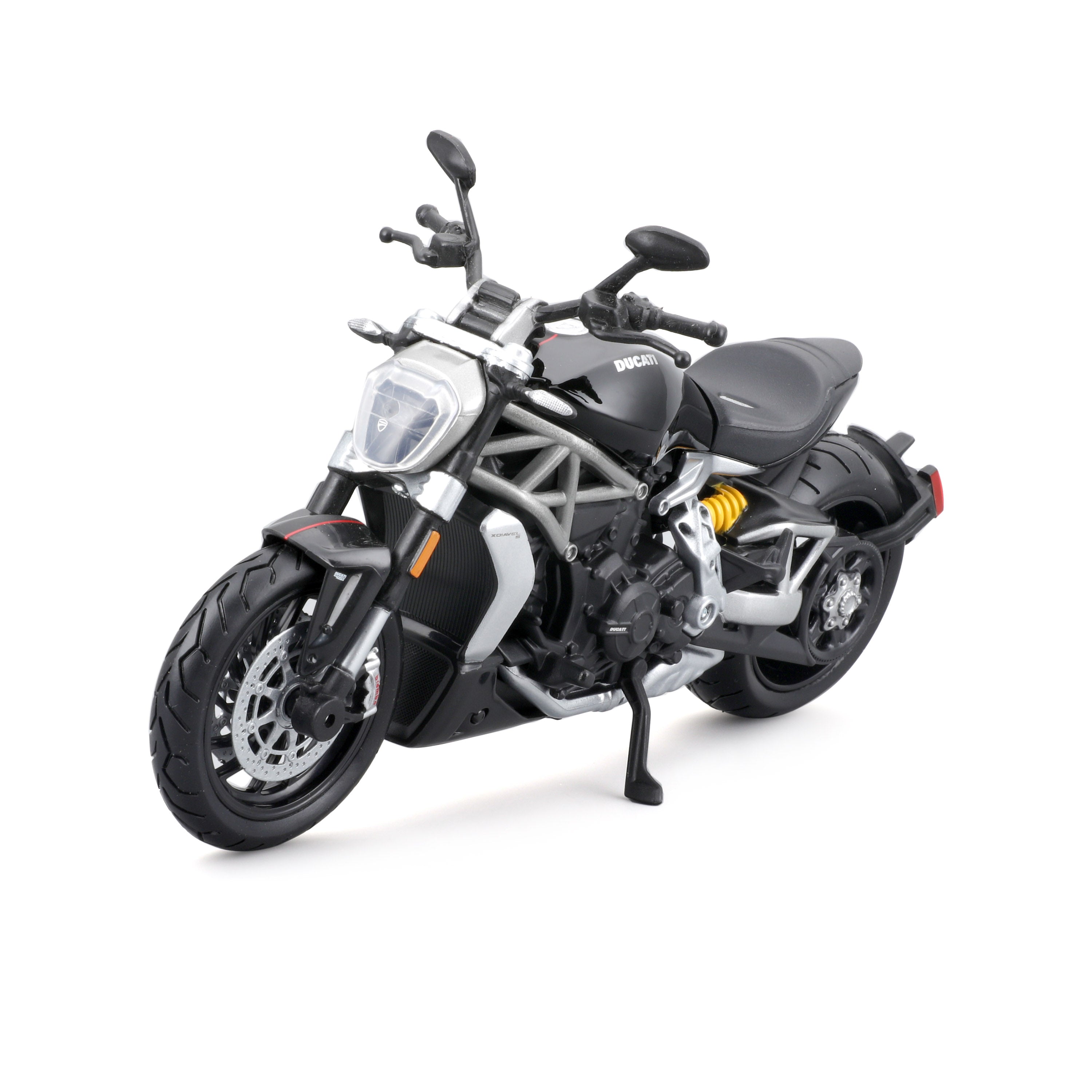 Motorradmodell Ducati X Diavel S schwarz im Maßstab 1:12
