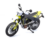 Motorradmodell Husqvarna 701 Supermoto von 2023 grau im Maßstab 1:12