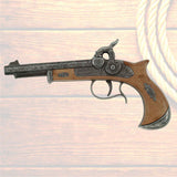 Derringer 21,5cm, Einzelschuss, Spielzeug-Pistole, Tester