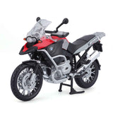 Motorradmodell BMW R1200GS rot im Maßstab 1:12