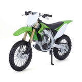 Motorradmodell Kawasaki KX 450F grün im Maßstab 1:12