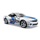 Modellauto Chevrolet Camaro SS RS weiß von 2010 "Polizei" im Maßstab 1:24