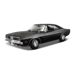 Modellauto Dodge Charger R/T schwarz von 1969 im Maßstab 1:18