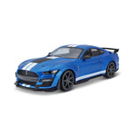 Modellauto Mustang Shelby GT500 blau von 2020 im Maßstab 1:18