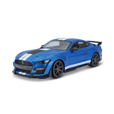 Modellauto Mustang Shelby GT500 blau von 2020 im Maßstab 1:18