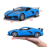 Maisto Chevrolet Corvette Stingray Coupé (2020) (High Wing) Modellauto 1:18