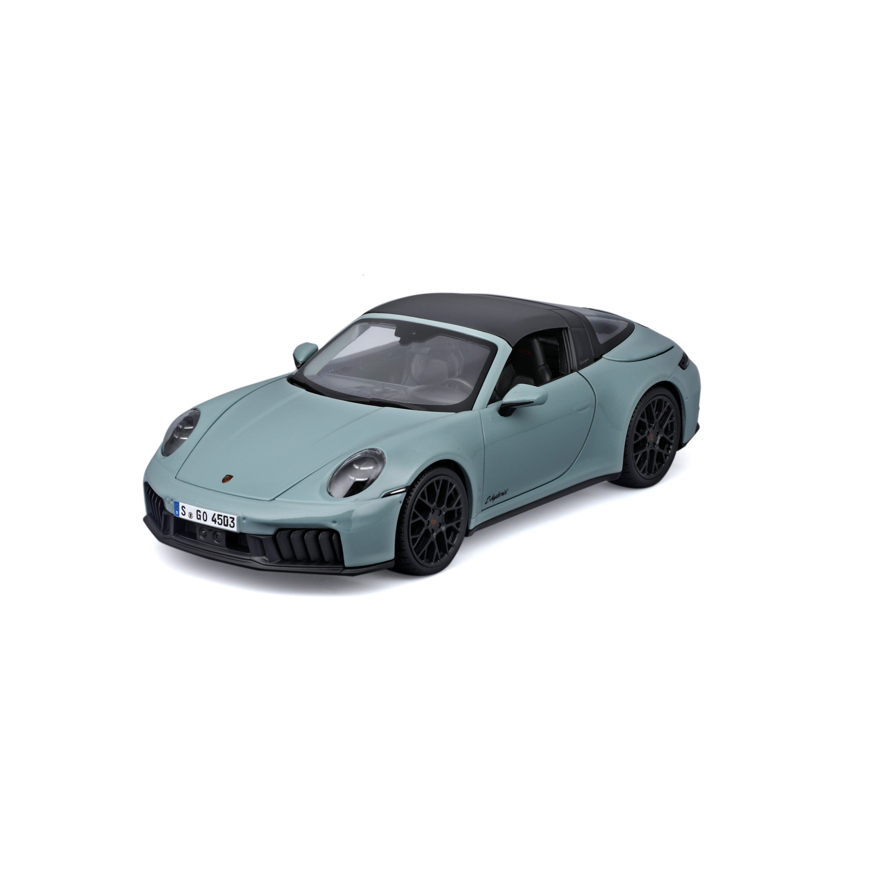 Modellauto Porsche 911 Targa 4 GTS (992.2) grün im Maßstab 1:18