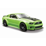 Modellauto Ford Mustang Street Racer grün von 2014 im Maßstab 1:24