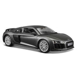 Modellauto Audi R8 V10 grau im Maßstab 1:24