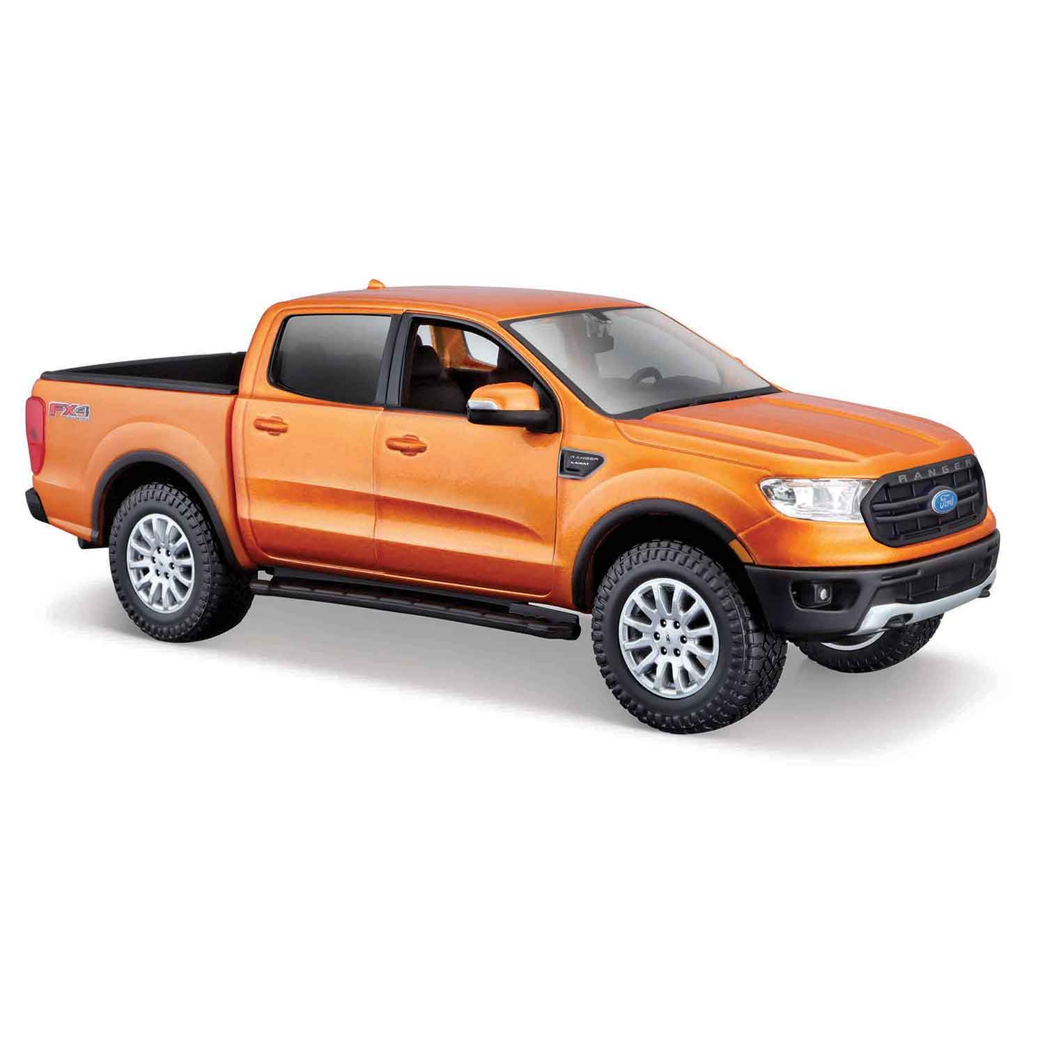 Modellauto Ford Ranger orange von 2019 im Maßstab 1:27