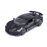Modellauto Bugatti Divo matt schwarz im Maßstab 1:24