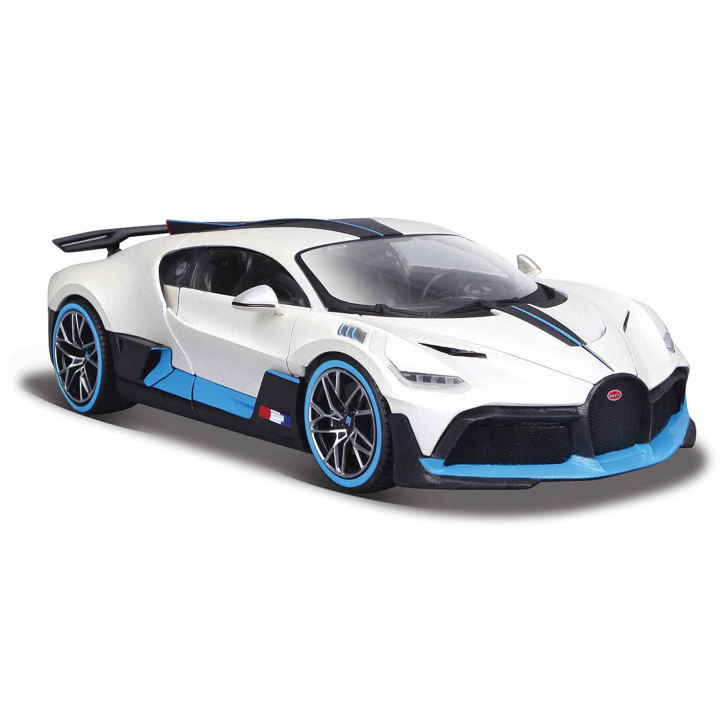 Modellauto Bugatti Divo weiß im Maßstab 1:24