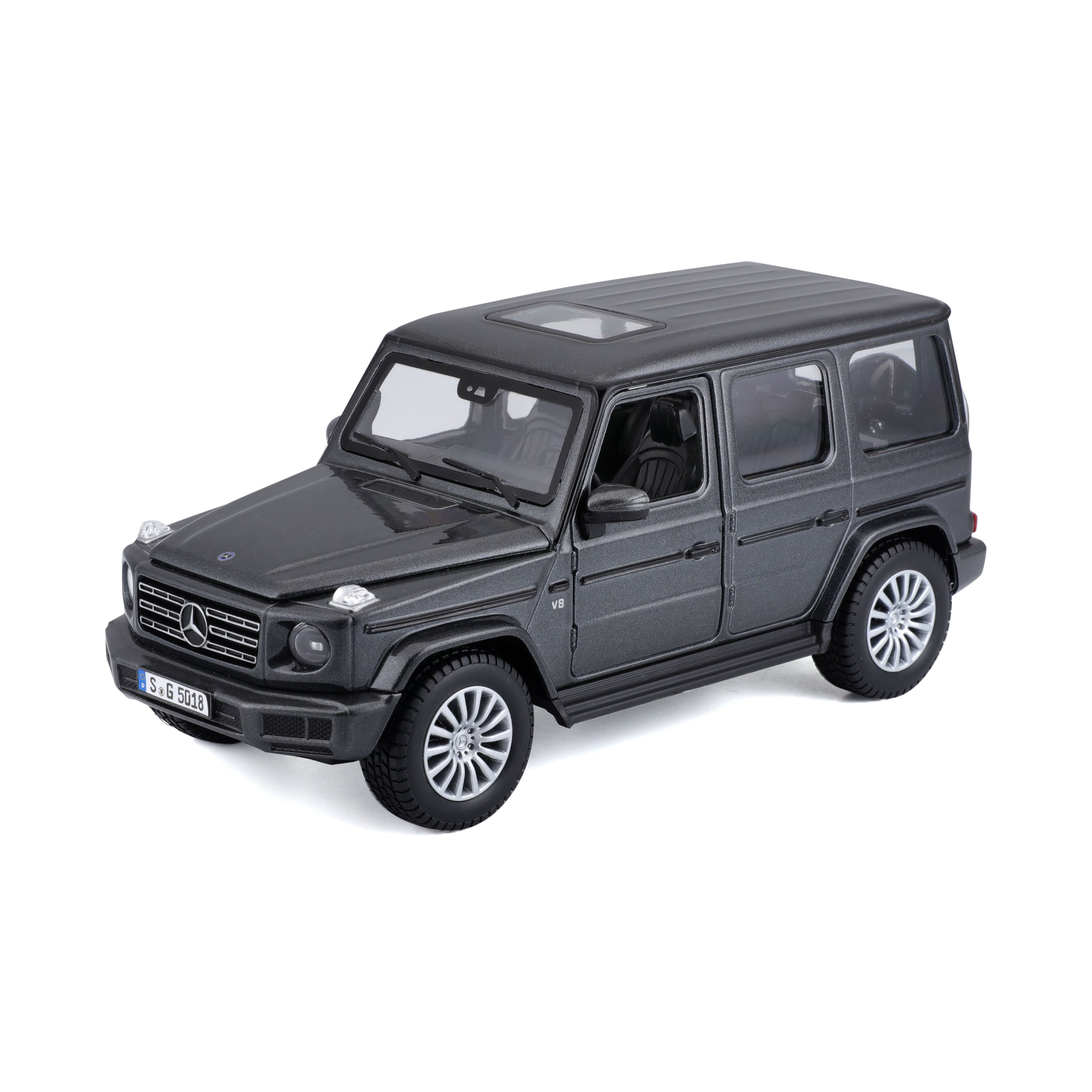 Modellauto Mercedes G-Klasse G63 AMG grau von 2019 im Maßstab 1:25