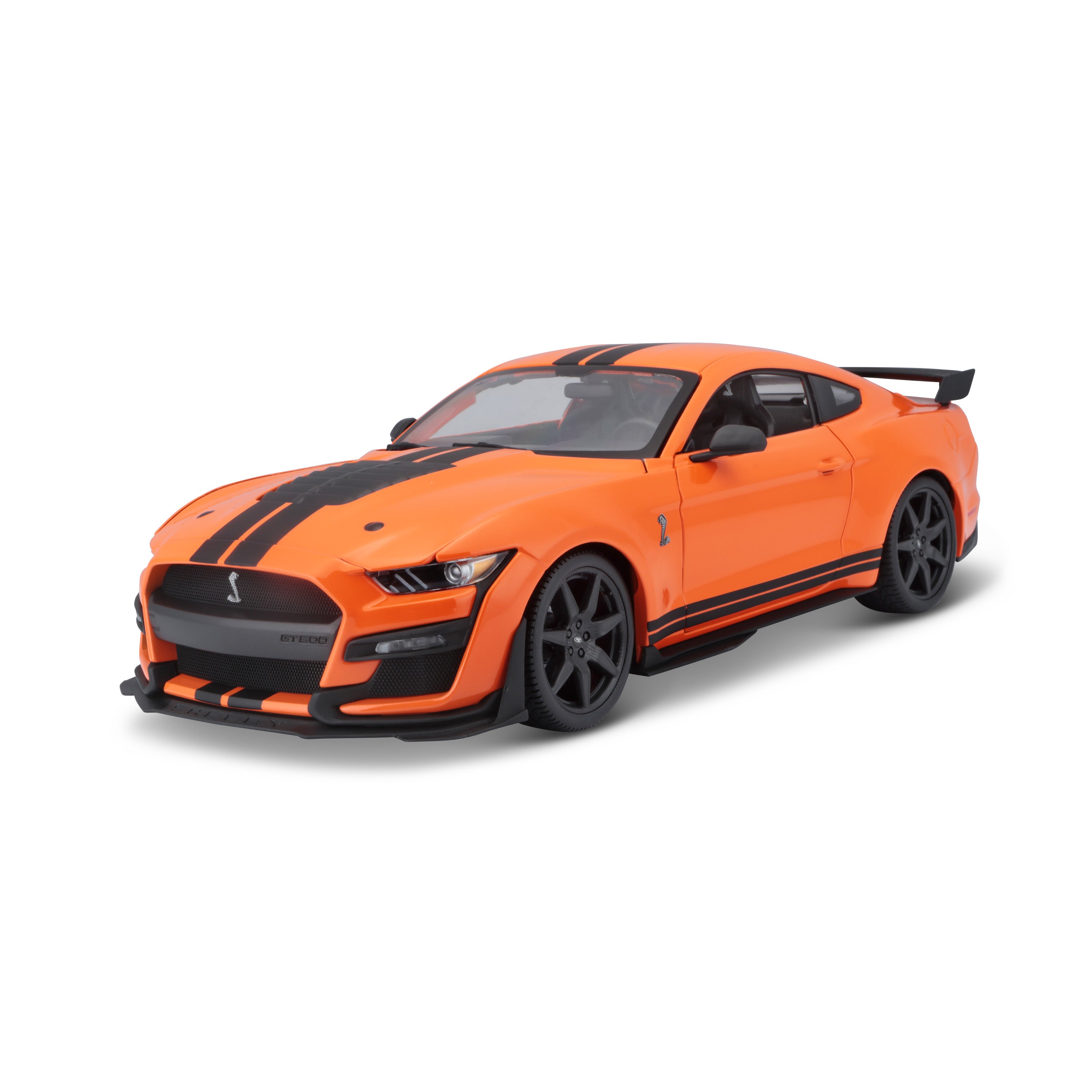 Modellauto Mustang Shelby GT500 orange von 2020 im Maßstab 1:24