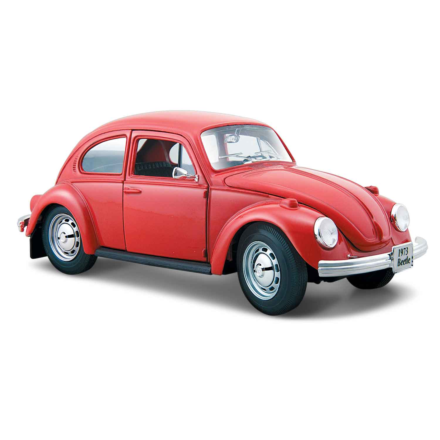 Modellauto VW Käfer rot von 1973 im Maßstab 1:24