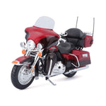 Motorradmodell FXDBI Dyna Street Bob von 2006 matt schwarz im Maßstab 1:12