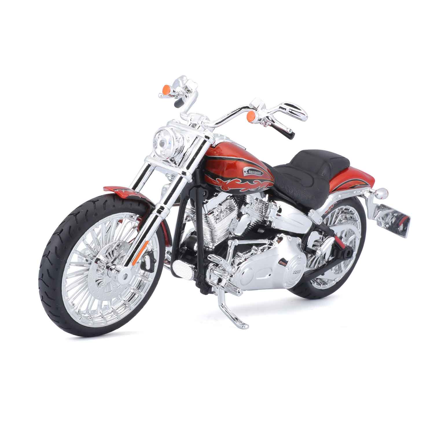 Motorradmodell CVO Breakout von 2014 schwarz im Maßstab 1:12