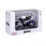 Maisto SE BMW S1000RR Motorradmodell auf Sockel 1:12
