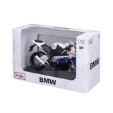 Maisto SE BMW S1000RR Motorradmodell auf Sockel 1:12